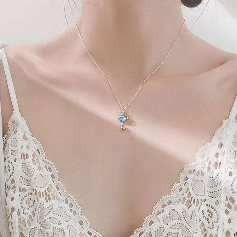 Star Key Necklace Female Korean Female Student Chain Pendant Necklace Girl Best Friend Birthday Gift image 5