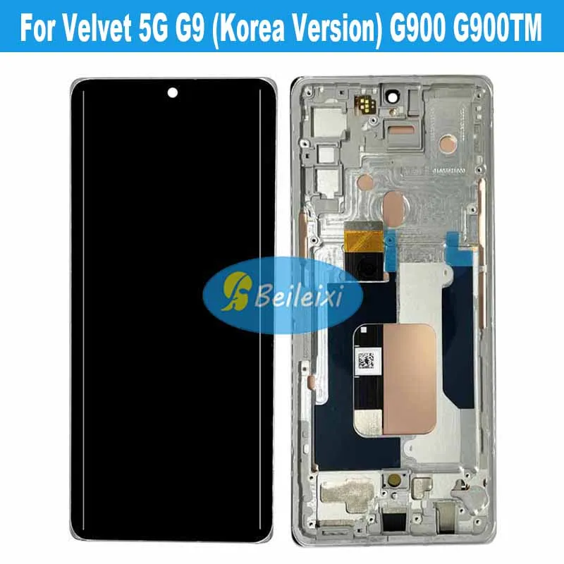 For LG G9 G900 G900TM G900EM LM-G900N G910EMW LCD Display Touch Screen Digitizer Assembly For Velvet 5G UW G900V