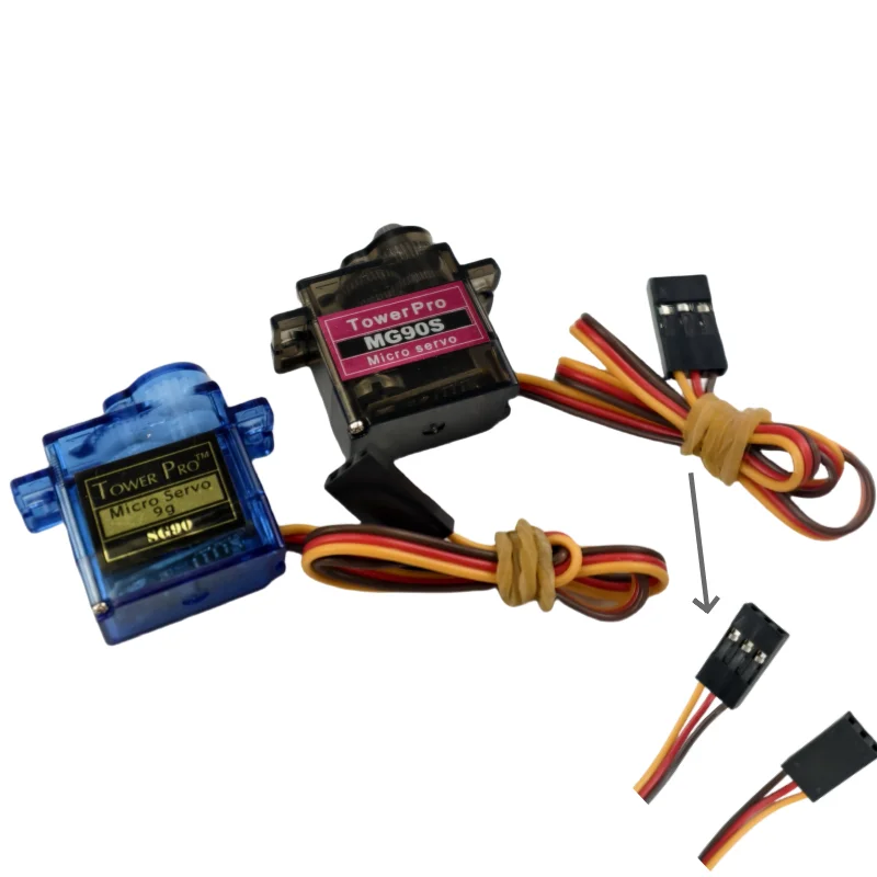 2PC MG90 SG90S 9g Digital Mini Micro Servo 360 Grad für Rc Hubschrauber Flugzeug Mini Boot Auto MG90 9G Trex 450 RC Roboter