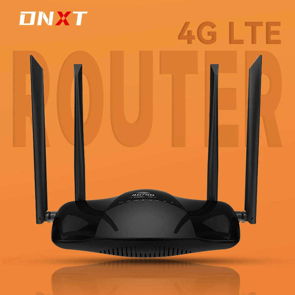 

DNXT R106 4G Router CPE Router WIFI 4G with sim card 4 Antennas