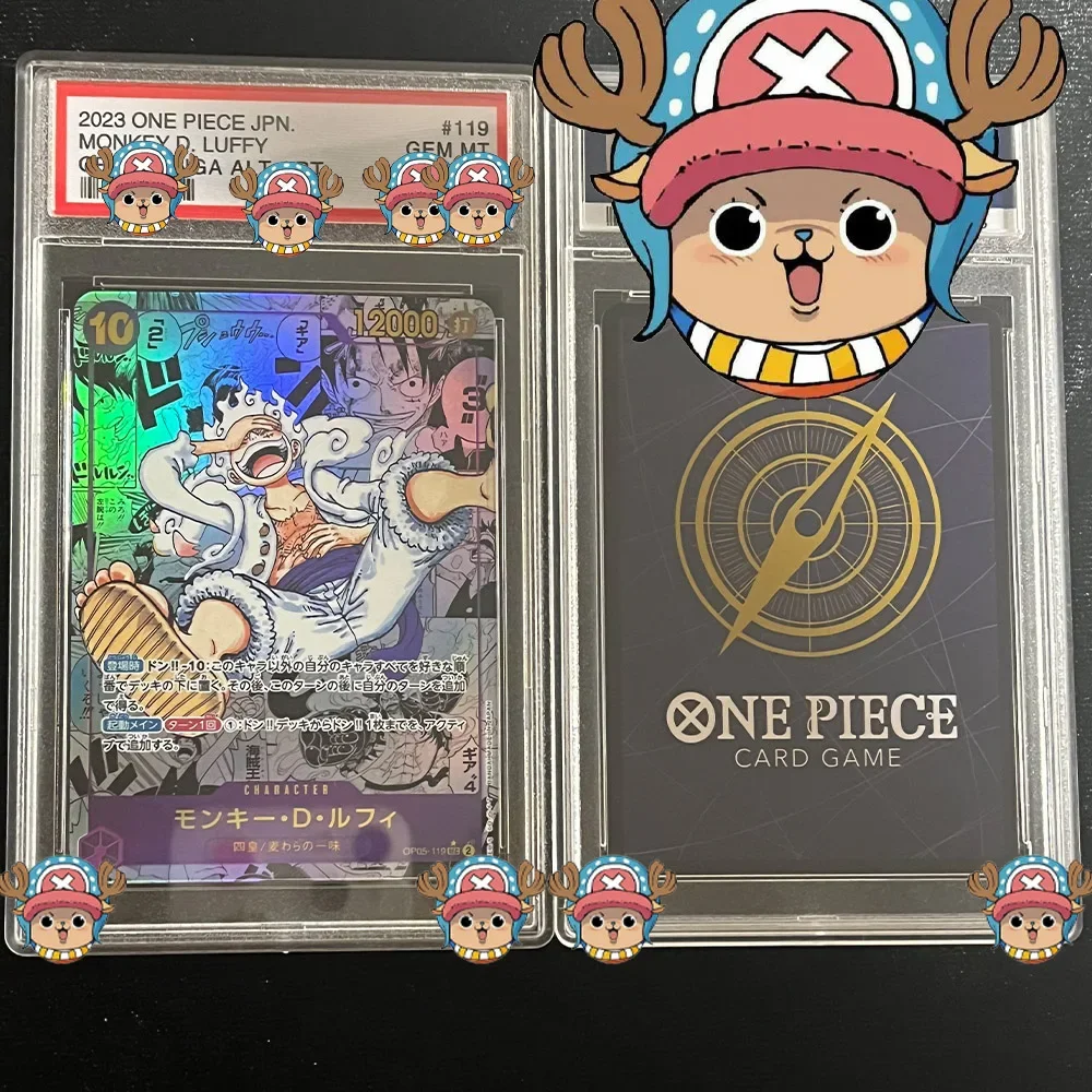 OPCG بطاقة متدرجة القرد D لوفي شانكس مانغا ALT ART GEM MT 10 نقاط جمع بطاقة المجسم التسمية طبق الاصل هدايا الطفل
