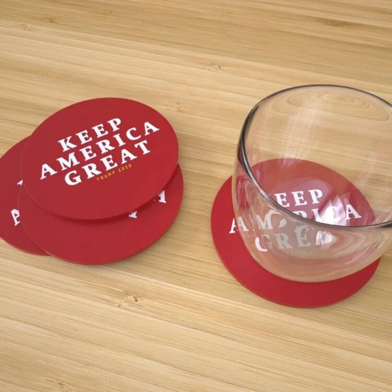 Soft PVC Rubber Material Cup Coaster for Promotion, Personalized Customization, OEM, Custom Design