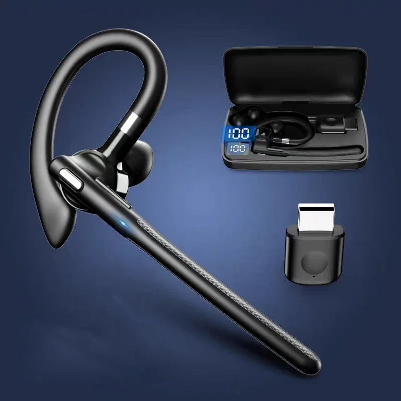 

Wireless Headphones With Dual Microphone Bluetooth Earphone ENC Noise Cancelling Hands-free Headset Busines Auriculares Driving