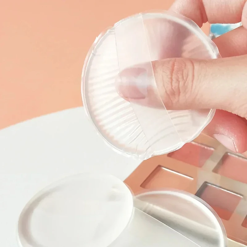 Esponja de esponja de Gel de silicona suave para polvo, esponja cosmética para comer sin polvo para base facial, crema BB, herramienta reutilizable fácil de limpiar