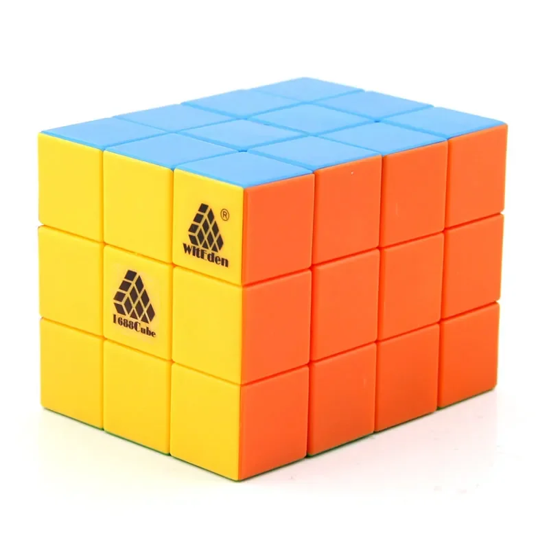 WitEden – Cube magique Cube 3x3x4 1C 334, vitesse professionnelle, Neo Cube Puzzle, Transparent, jouets Antistress