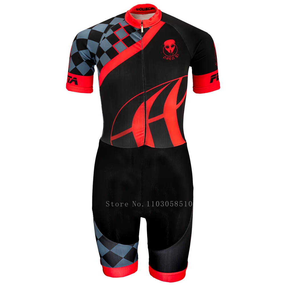 AliExpress DoubleFF Triathlon Racing Suit Speed Inline Roller Skate Skinsuit Fast Skats Mtb Roller Skating Sport Jumpsuit major Set 2025