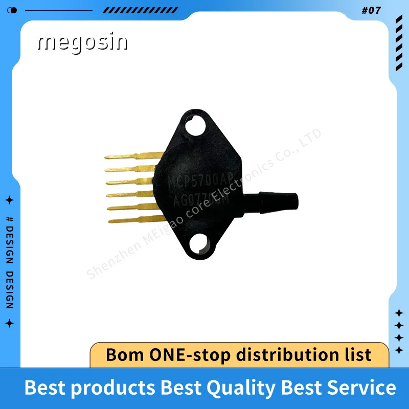 1pcs/lot MCP5700AP pressure sensor simulates a voltage range of 0.2 to 4.7V 0 to 700KPA and 5V replac