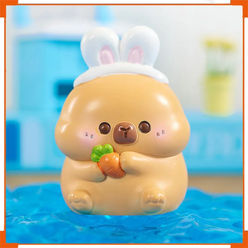 

Authentic Cute Capybara Blind Box Decoration Office Desk Stress Relief Toy Figure Birthday Gift For Women Collectible Item