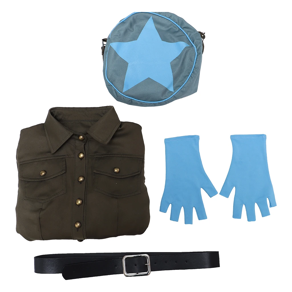 رامونا الزهور تأثيري سكوت الحاج كيم باين تأثيري حلي الأخضر فستان بتصميم بدلة موحدة مجموعة كاملة ملابس حفلات الهالوين كرنفال