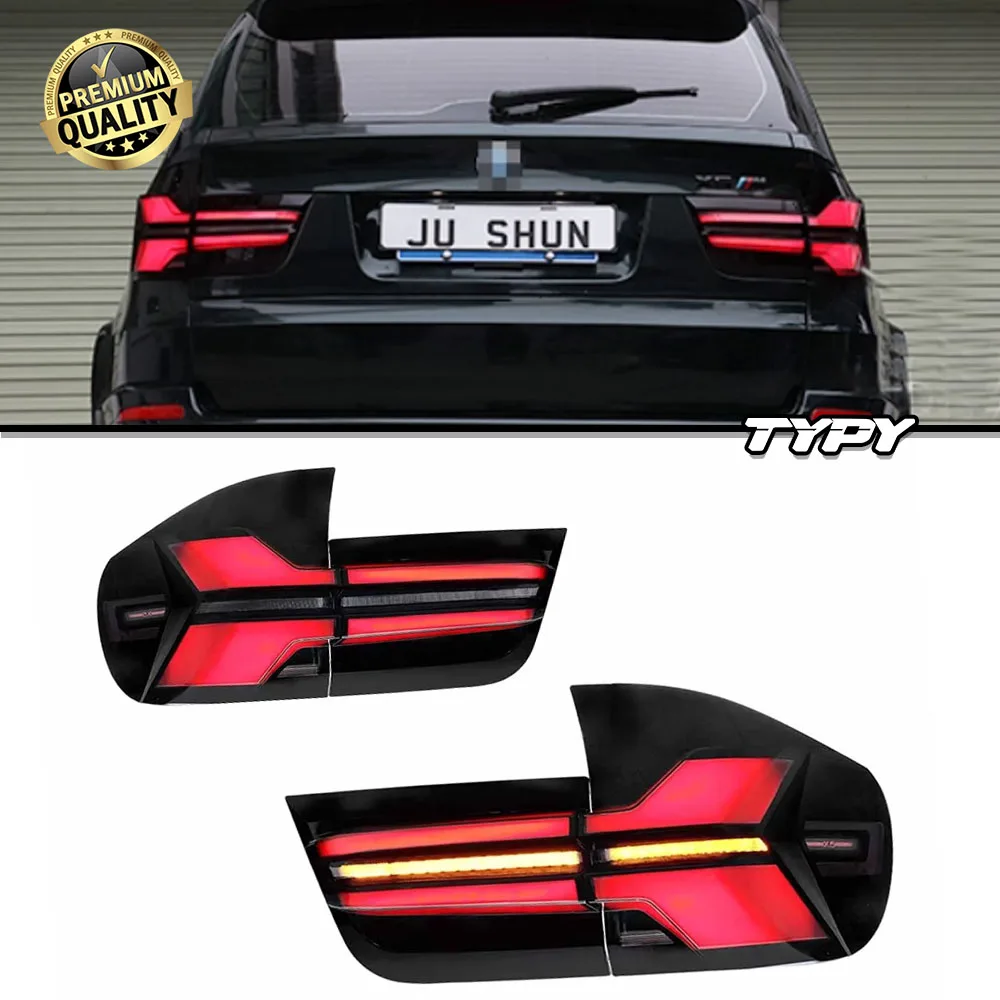 

TYPY Стайлинг автомобиля для BMW X5 E70 огни 2007-2013 X5 светодиодный задний фонарь DRL сигнальный тормоз задний ход автоаксессуары