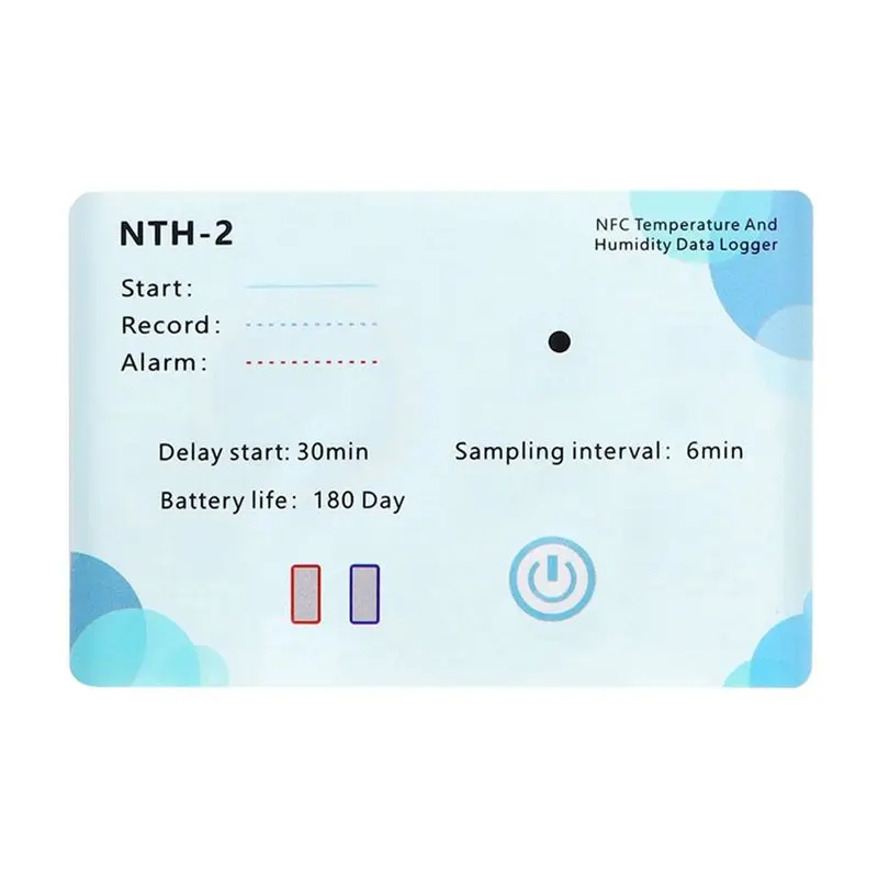 ABZW Wireless Data Recorder 180 Days Data Logger LCD Indicator 500,000 Groups For Chemical