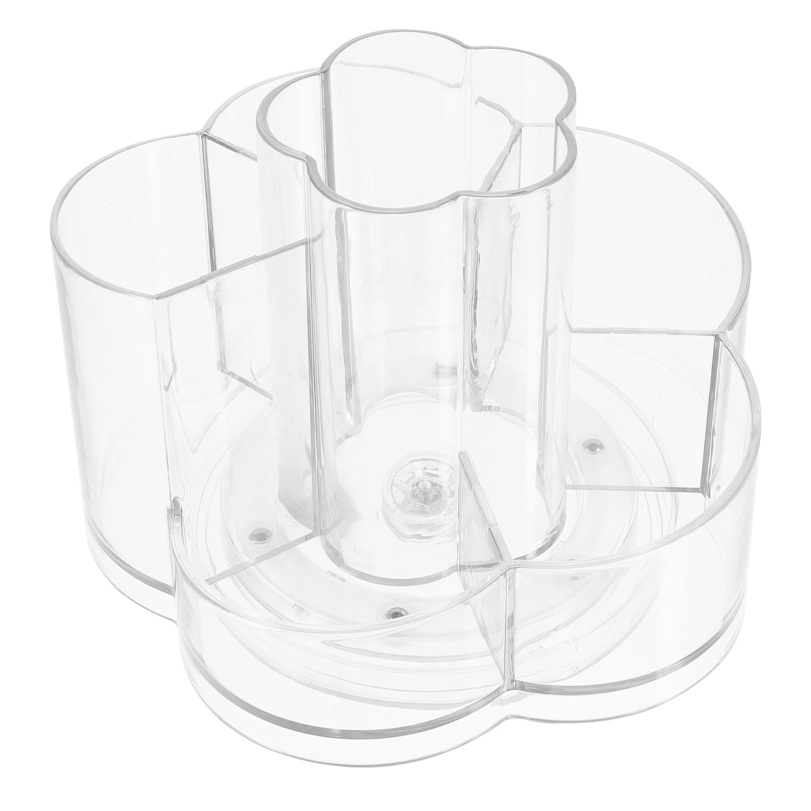 

Rotating Makeup Brush Storage Organizer Holder Bucket Multi-Grid Desktop Stationery Jewelry Holder Household Pen