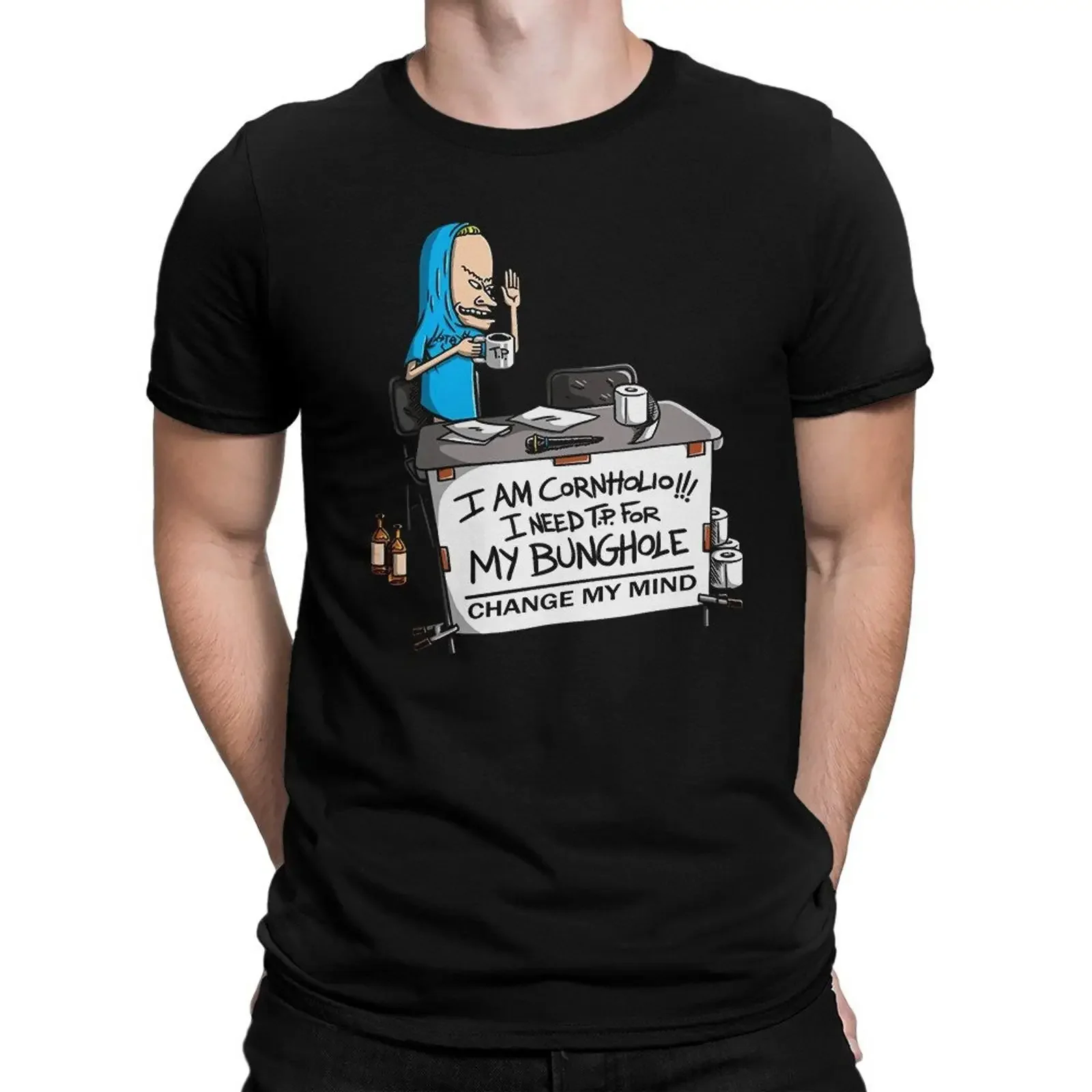 Beavis and Butt Head I Am Cornholio T Shirt  All Sizes pfa 215 vintage Washed Casual Unisex Comfortable designer clothes