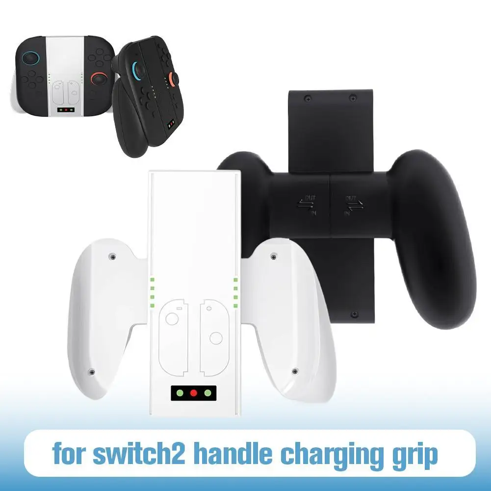 

Charging Grip 2-in-1 Comfort Grip For Nintendo Switch Controller Controller Charger With USB-C Cable Power & Charge Indicators