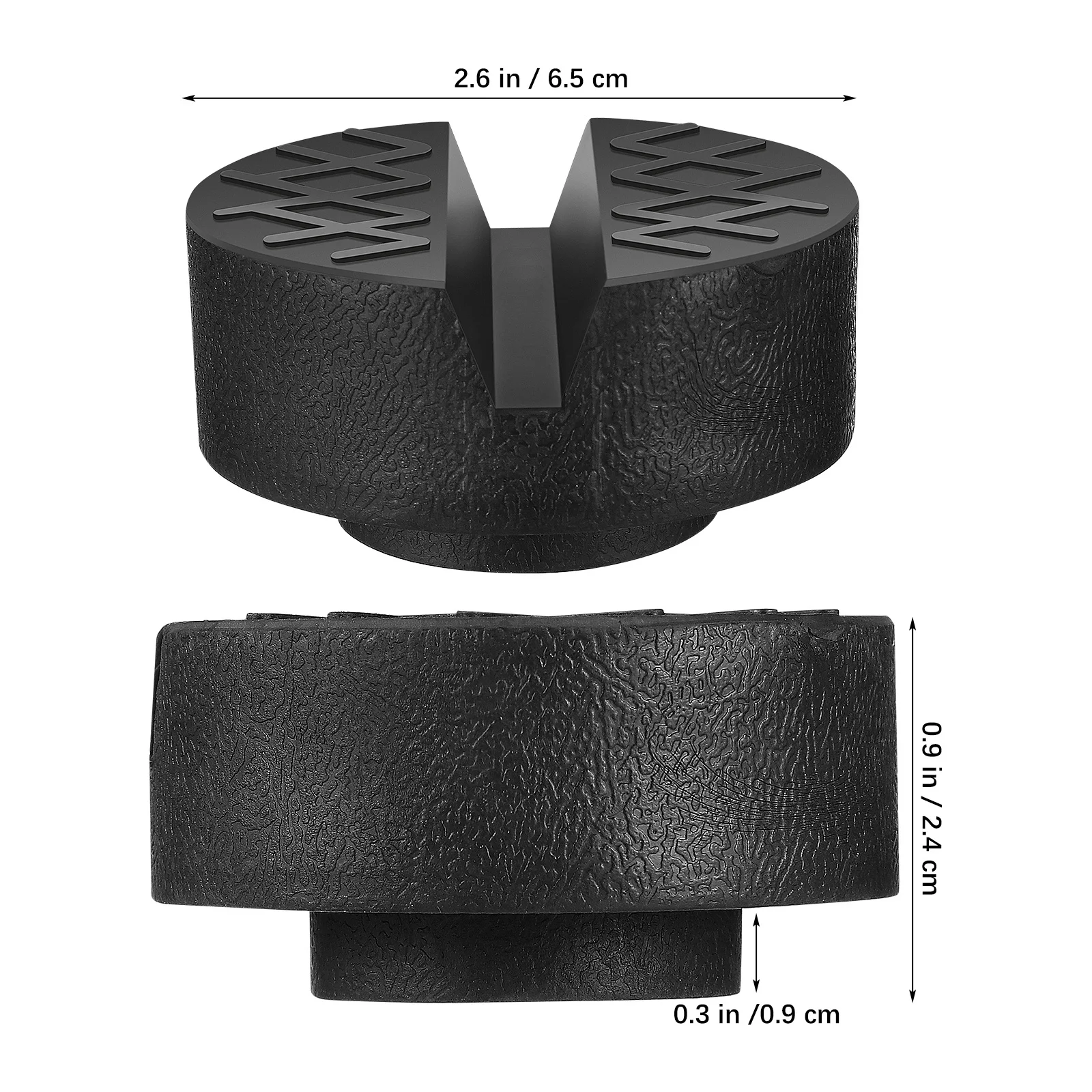 4 قطع وسادات حامل جاك وسادة مطاطية مضادة للانزلاق شديدة التحمل وسادة رافعة أرضية متوافقة مع السيارة للسيارات