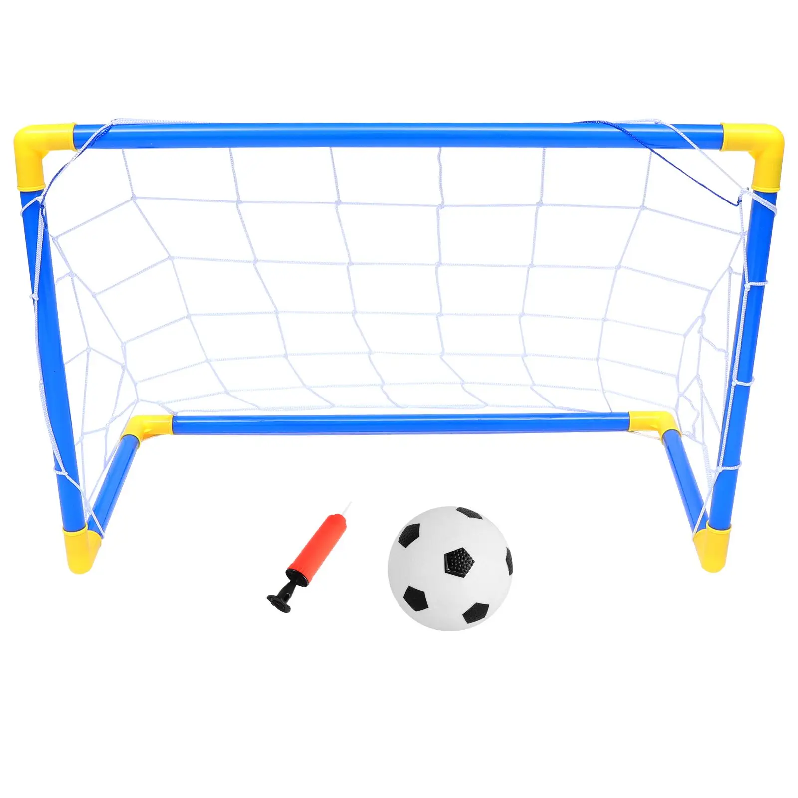 Puerta de fútbol plegable para niños, juguete deportivo de 60cm, redes para exteriores, entrenamiento de habilidades de fútbol, portátil, respetuoso con el medio ambiente