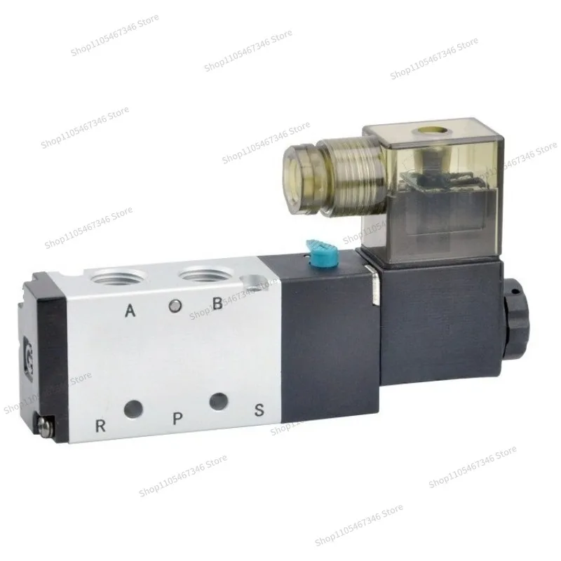 For 4V210-08 Pneumatic Solenoid Valve DC24V/AC220V Two-position Five-way Reversing Solenoid Valve