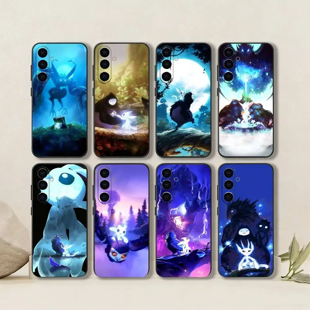 GAME-Rabbit-Ori and the Will of the Wisps   Phone Case Black Silicone Soft For Samsung Galaxy A73,A72,A71,A70,A53,A52,A51