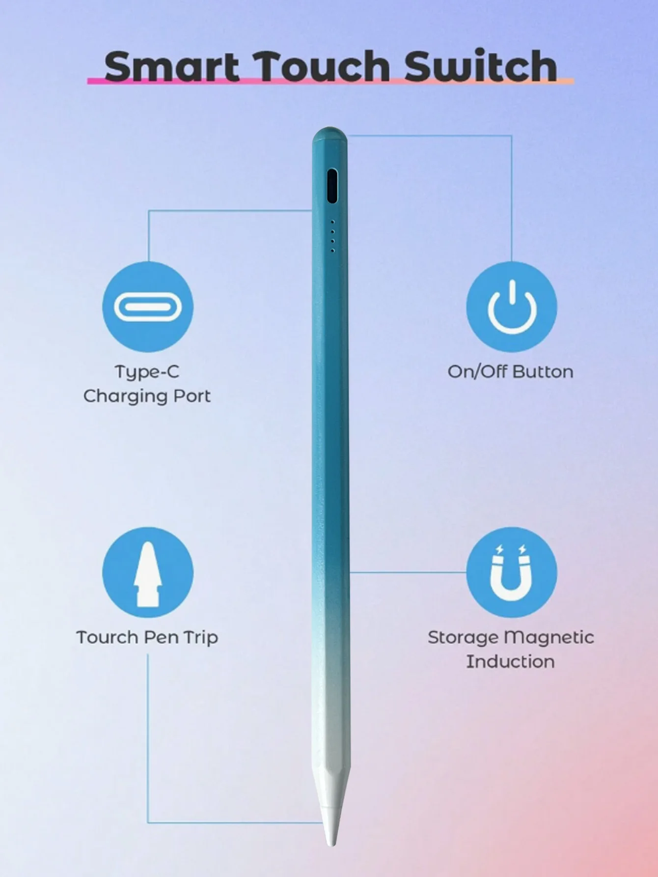 New Universal Stylus Pen for Tablet Touch Pen for iPad Apple Pencil Mobile Phone for Huawei Lenovo Samsung Phone Xiaomi Redmi view 6