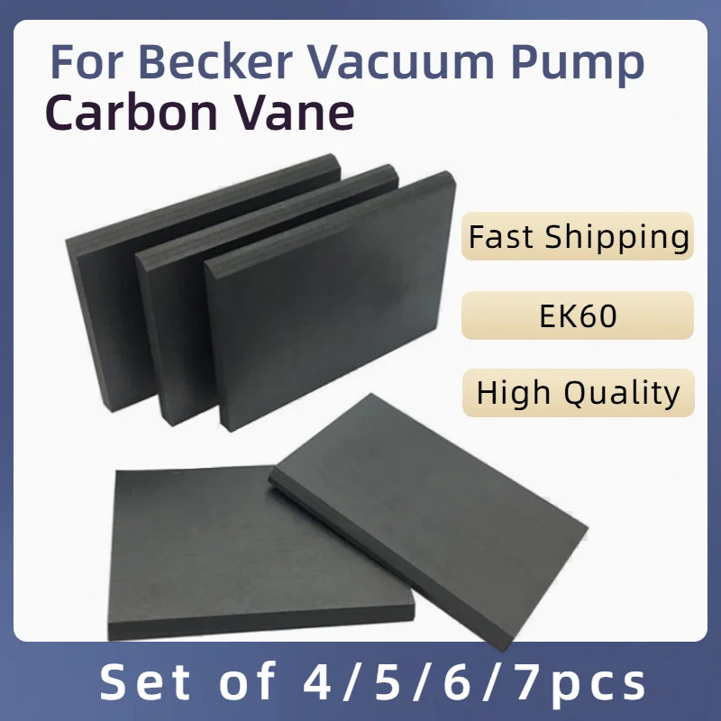 1 Set DT4.3 VT4.3 DT4.4 VTLF250 Series Carbon Vane Vanes Carbon Sheet For Vacuum Pump Air Pump
