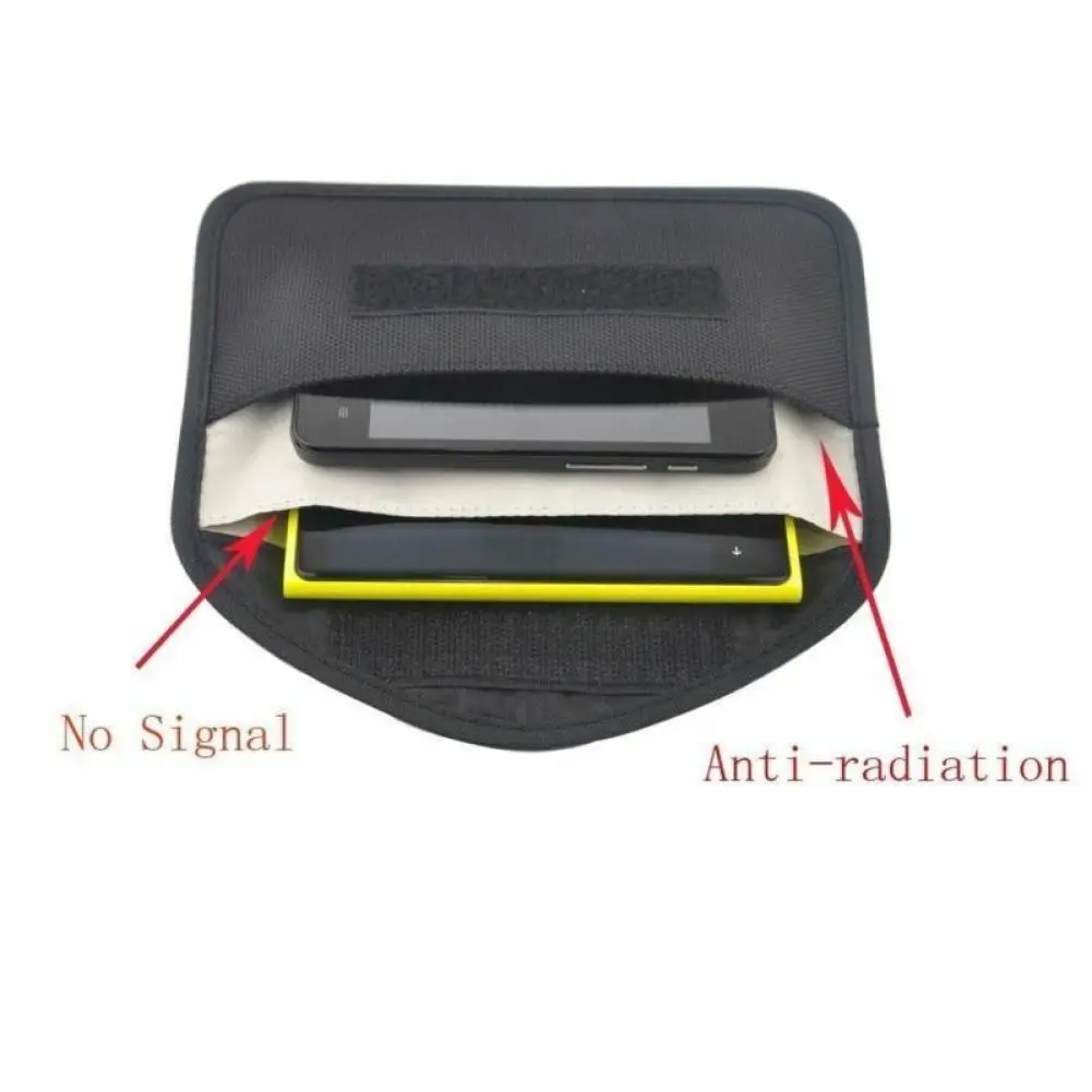 Mobile Phone RF Signal Blocker / Jammer Anti-Radiation Shield Case Bag Pouches For Keyless Car Keys Radiation Protection Phone