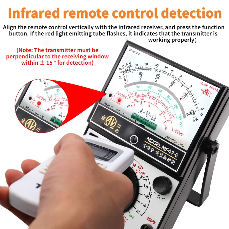 Pointer Multimeter MF47-6 Mechanical Switch Circuit Board Infrared Remote Control Detection Of External Magnetism