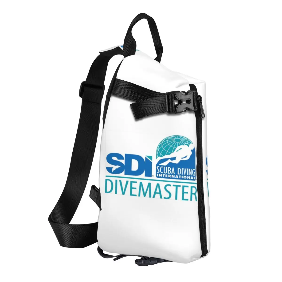 Scuba Diving International (SDI) - Divemaster Chest Bag Men Sling Crossbody Backpack Chest Bag Travel Daypack Shoulder Bag