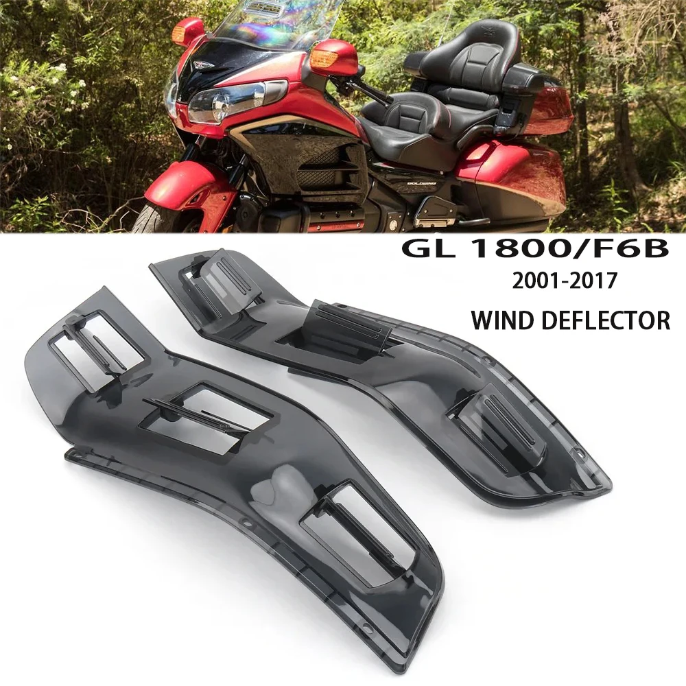 

GL1800 Accessories for Honda Goldwing F6B 2001-2017 GL 1800 Motorcycle Side Spoilers Wing Air Guard Vented Wind Deflector