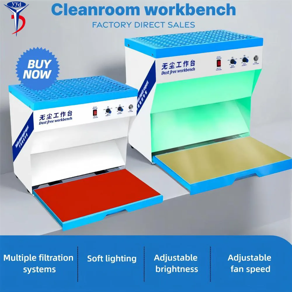 

Верстак без пыли, Обслуживание мобильных телефонов, Приклеивание экрана, Удаление пыли, Сухой клей Oca, Мастерская мастерская с отрицательными ионами