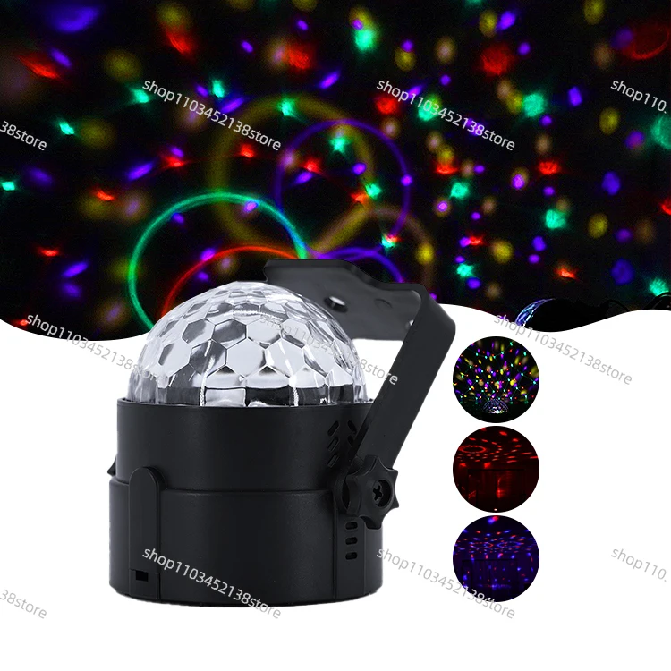 Holiday Party Disco DJ Light Emitting Diode RGB Magic Ball Stage Effects Light with Remote Control Club Light