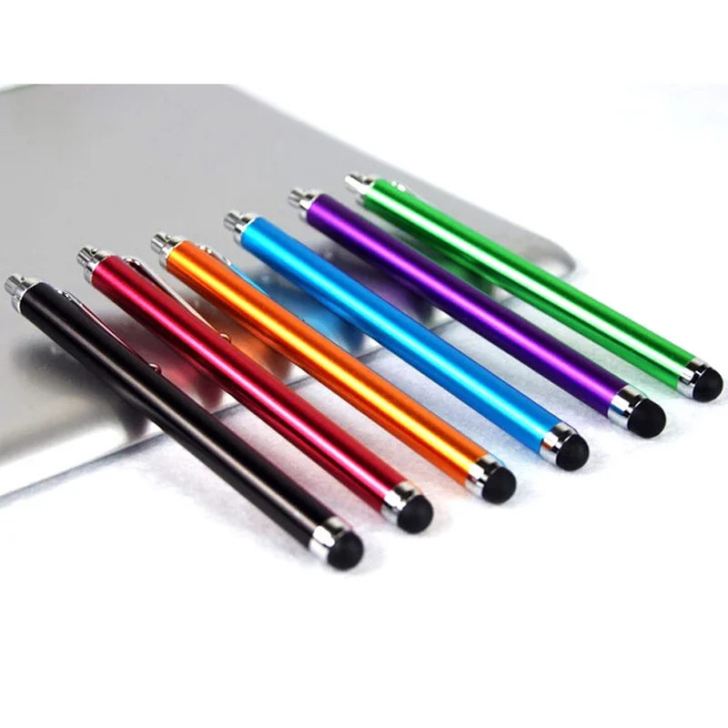 

10 Pcs/lot New Aluminum Metal Stylus Touch Screen Pen for Mobile Phone Tablet Touchscreen Pen Stationery stylus touch screen pen