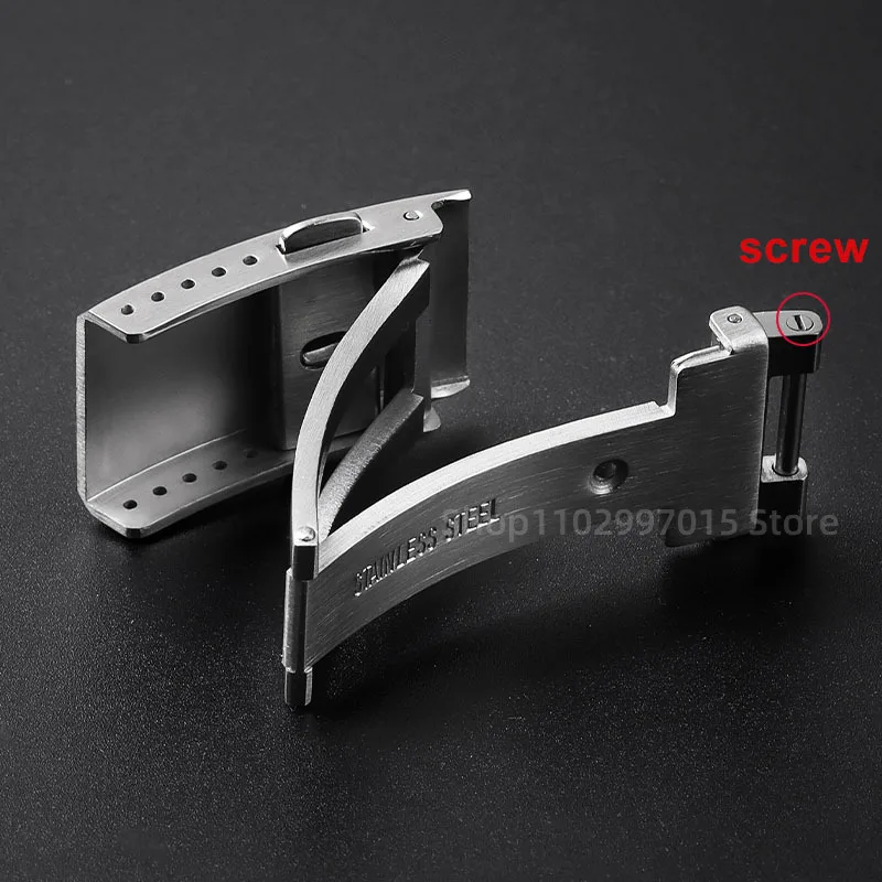 Роскошная Пряжка из нержавеющей стали 9 мм × 16 мм для часов Rolex DAYTONA SUBMARINER yach- Master GMT металлические складные аксессуары для часов