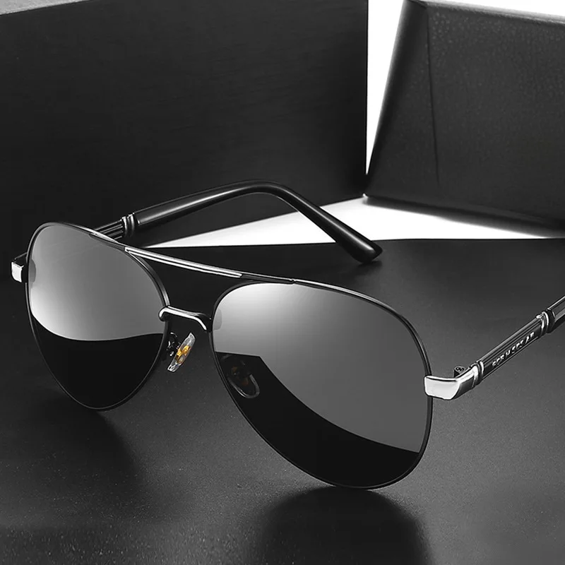 Lunettes de soleil polarisées de luxe pour hommes et femmes, de marque, de styliste, Vintage, UV400, Oculos De Sol