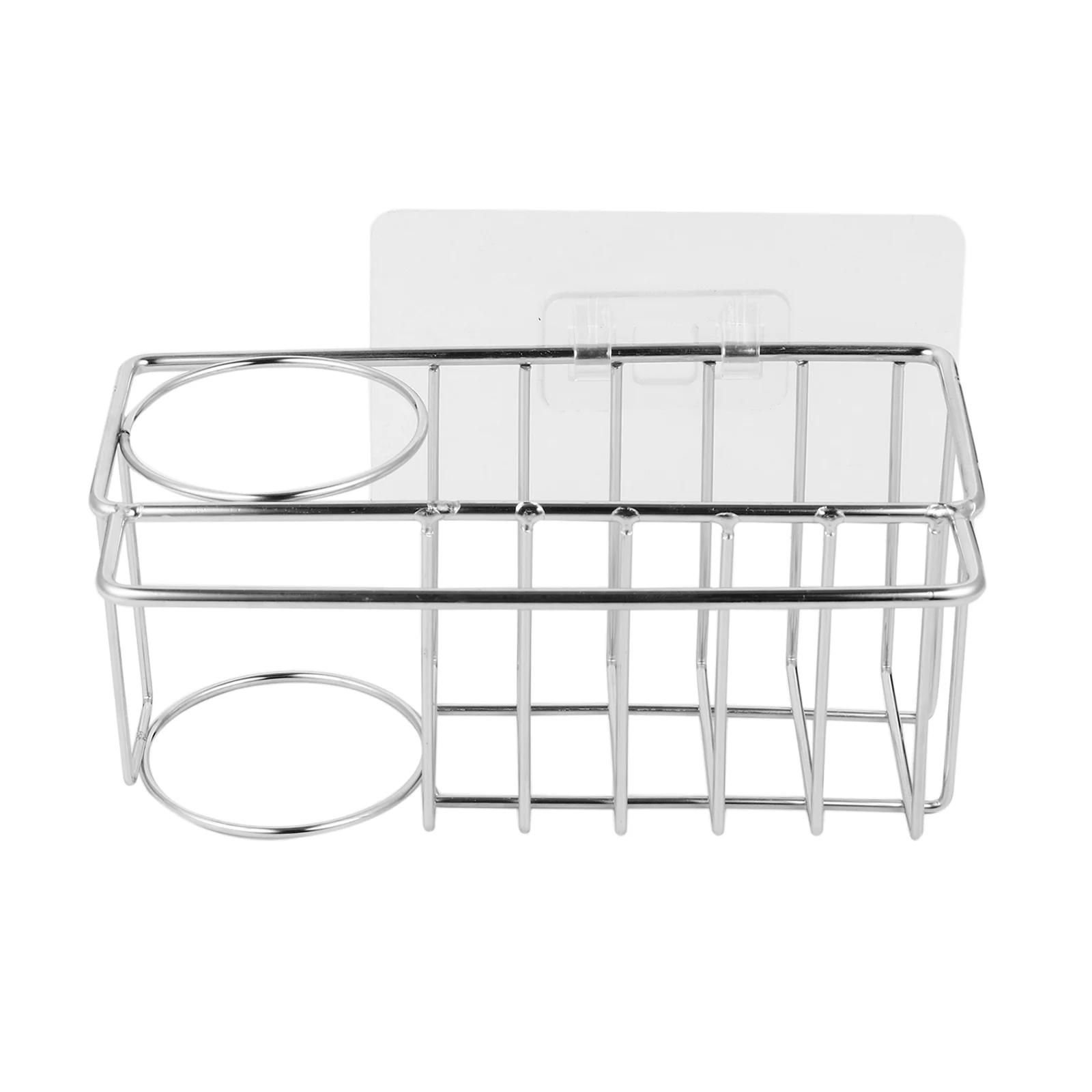 Sink Storage Rack Shelf Holder Kitchen Drain Sucker Brush Drainer Stainless Steel Sponge