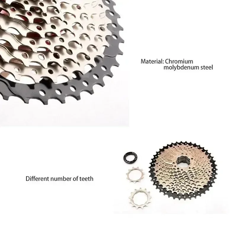 SUNSHINE hg 12-Gang-Kassette 11 34 40 42 46 50 52 Ultraleichte 12-Gang-Kassette für Shimano Mountainbike und Rennrad 12v Kassette – Detail 3