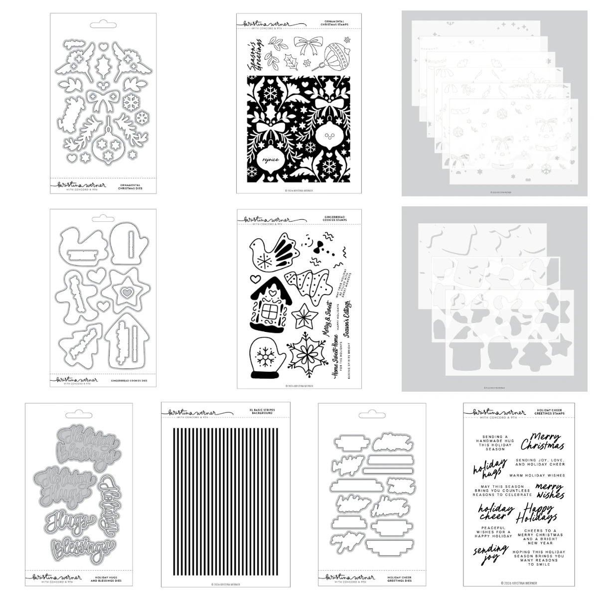 Festliche Weihnachtsstempel und Metallstanzformen mit fröhlichen Beeren und Blättern für DIY-Weihnachtsbastelarbeiten, Scrapbooking und Albumdekoration – Detail 4