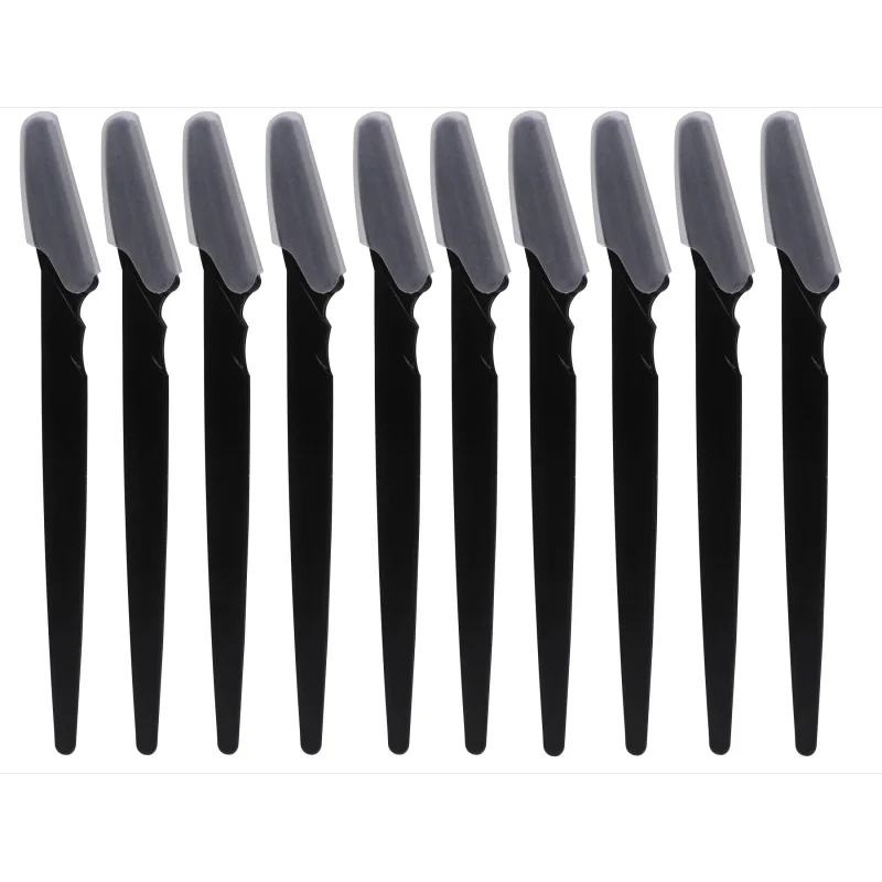 Precision Face Hair Removal Tool, Wholesale 5/10/30/40Pcs Eyebrow Razor with Protective Safety Cap for Men Women