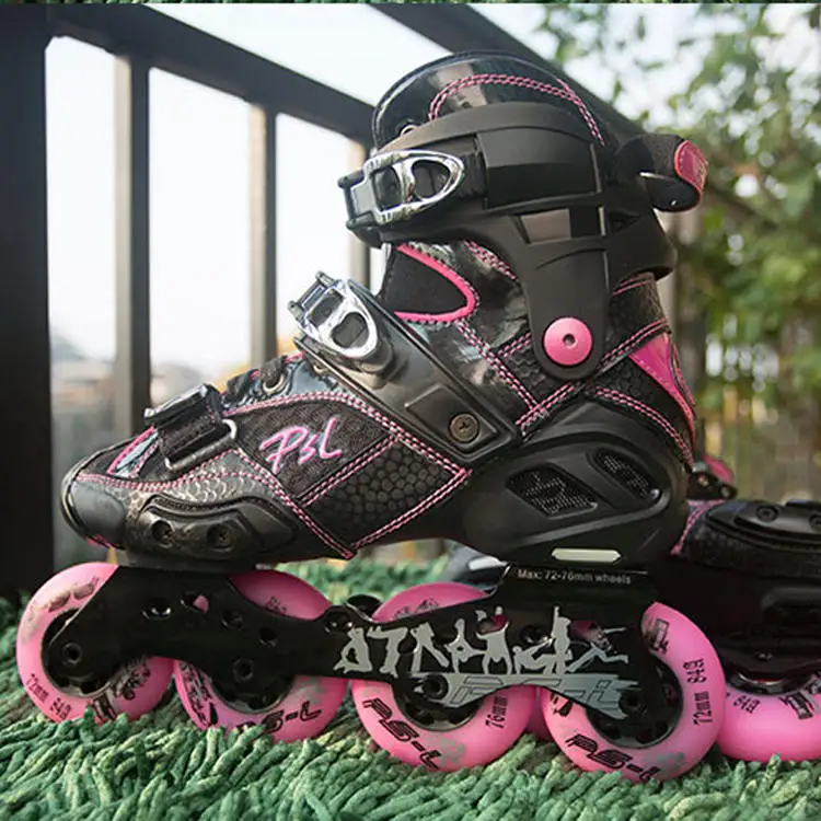 OEM Professional Adult Inline Skating Shoes Speed Freestyle Urban Racing Training 4 Wheel Men Women Soft Boot Roller Sakte
