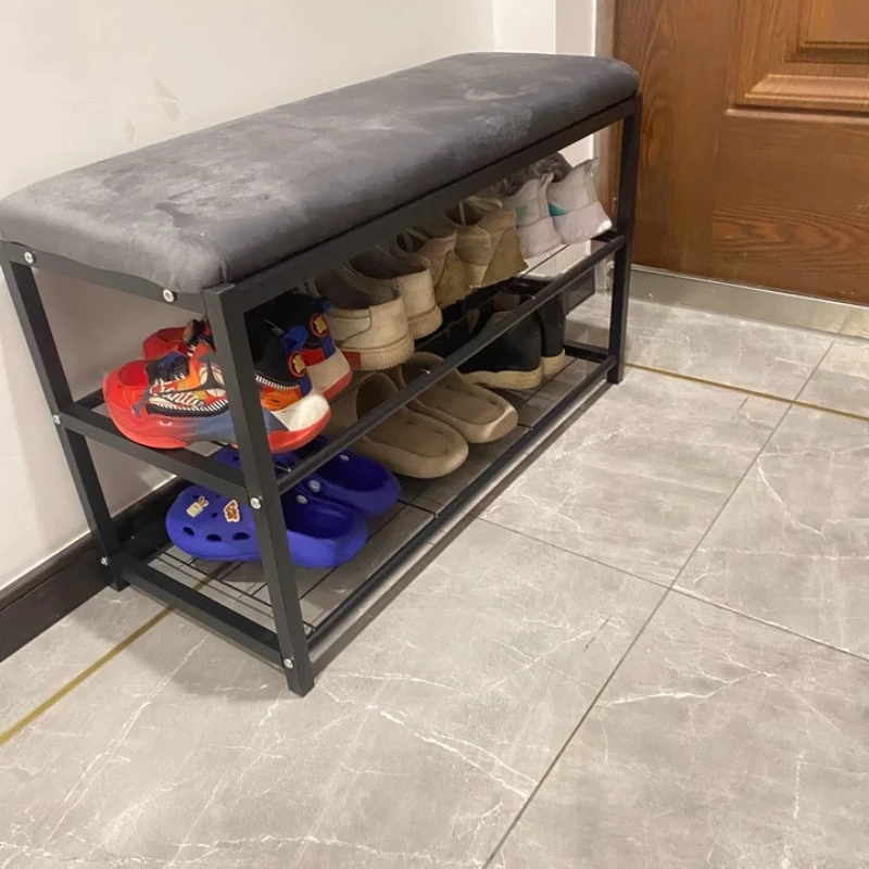 Space-Saving Multi-Layer Shoe Rack Sturdy Metal Shoe Organizer Entryway Shoe Storage Shelf for Home Compact Shoes Cabinet
