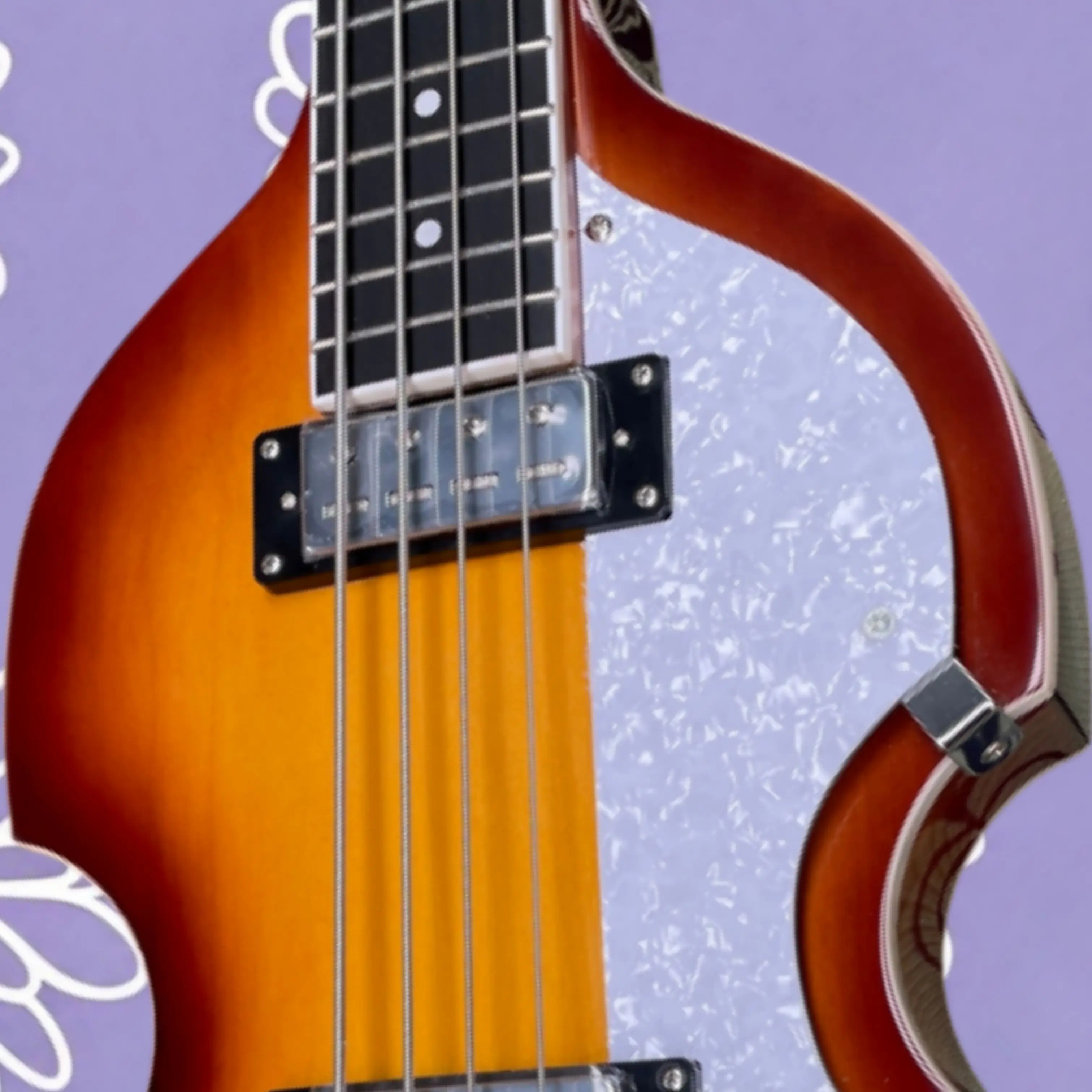 4-String Electric Bass Guitar, Multi-Tone Control Circuit Guitars,for Vintage Rock & Jazz Performance Guitarra
