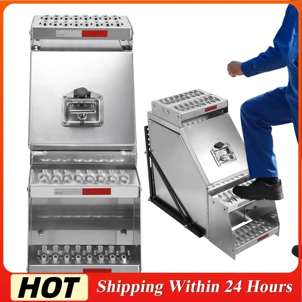 

Алюминиевый боковой ящик для инструментов 12/23 дюйма с Т-образной ручкой и замком, совместимый с Peterbilt и другими моделями