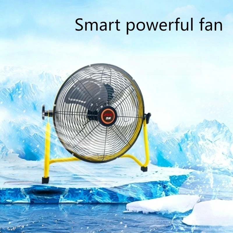 14 Inches Electric Fan Suitable for WORX/DEVON/Makita 20V Three-speed Adjustable Dual Power Supply Mode Industry Powerful Fan