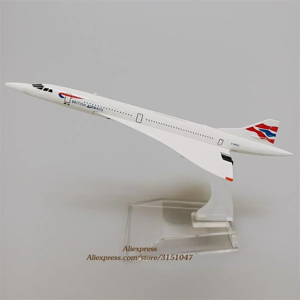 

16cm Airplane Model Air British Concorde Costa Aircraft Model Diecast Metal Alloy Air Plane Airplanes Model 1:400 Plane Toy Gift