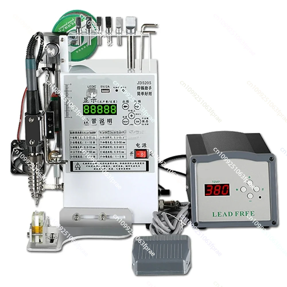

Constant Temperature And Adjustable semi-automatic Foot Rest Soldering Station Internal Heating Electric Soldering Iron