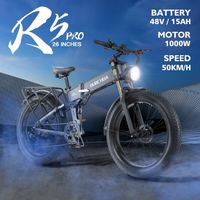 BURCHDA R5pro New Long Range 20AH Enhanced Shock Absorbing Bluetooth Instrument Off Road Electric Bicycle