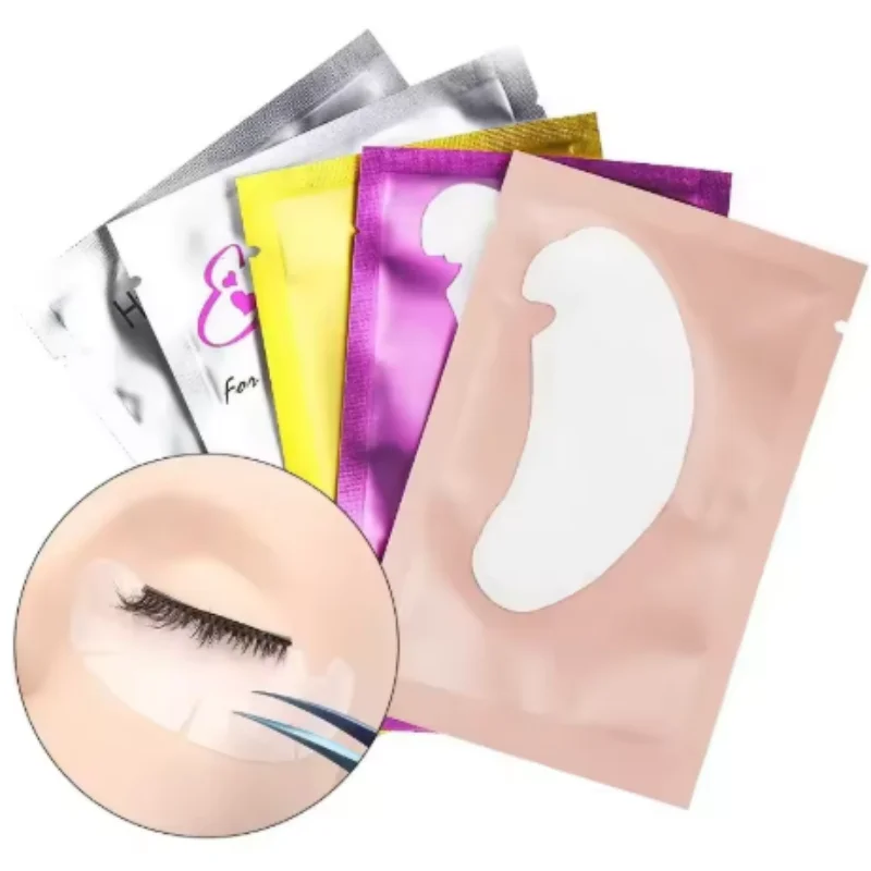 50/100 pièces patchs pour les yeux Extension de cils sous les coussinets pour les yeux maquillage patchs pour cils pointe autocollants tampons pour Extension de cils maquillage