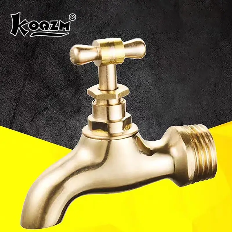 Brass Slow Boiling Faucet, Male Thread Bronze Antique Brass With Handle, Faucet Petcock Tap