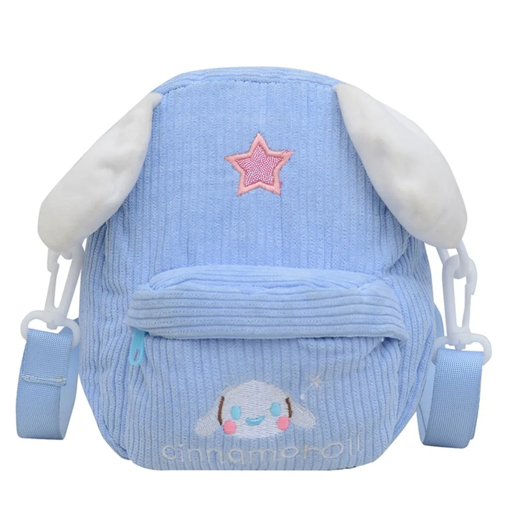 Miniso Sanrio Cartoon Change Bag New Personalized Velvet Mobile Phone Girls Messenger Cosmetic Bag