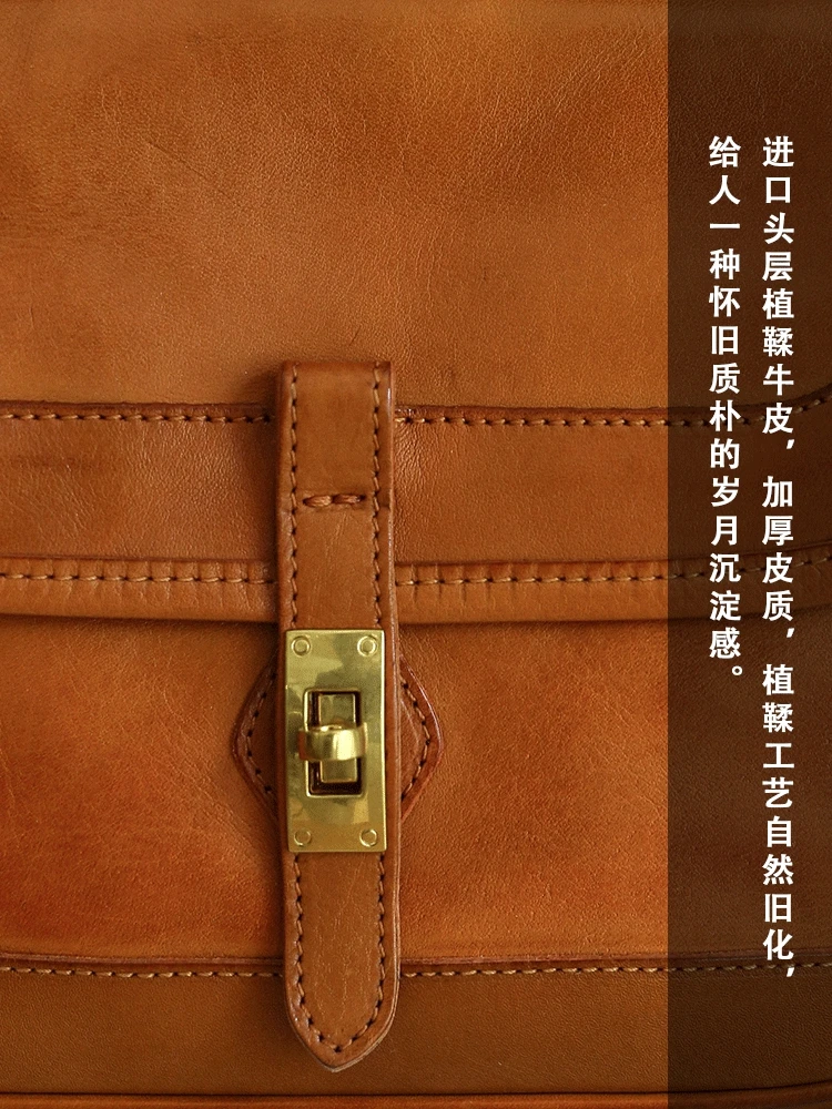 حقيبة ساعي البريد النسائية من جلد البقر من الطبقة الأولى من PNDME حقيبة كتف للسيدات مصنوعة يدويًا من الجلد الطبيعي الطبيعي