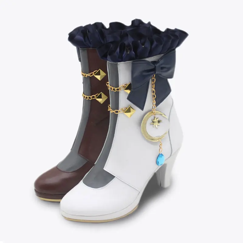 Uma-musume bonito derby zenno rob roy cosplay sapatos botas anime festa de halloween carnaval role play sapatos mulher homem personalizado